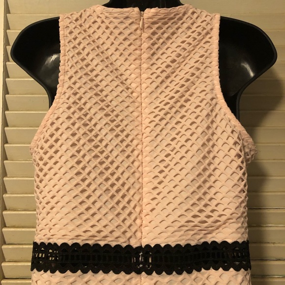 TopShop | Peach & Black Net Maxi Dress | 6 - Picture 12 of 13